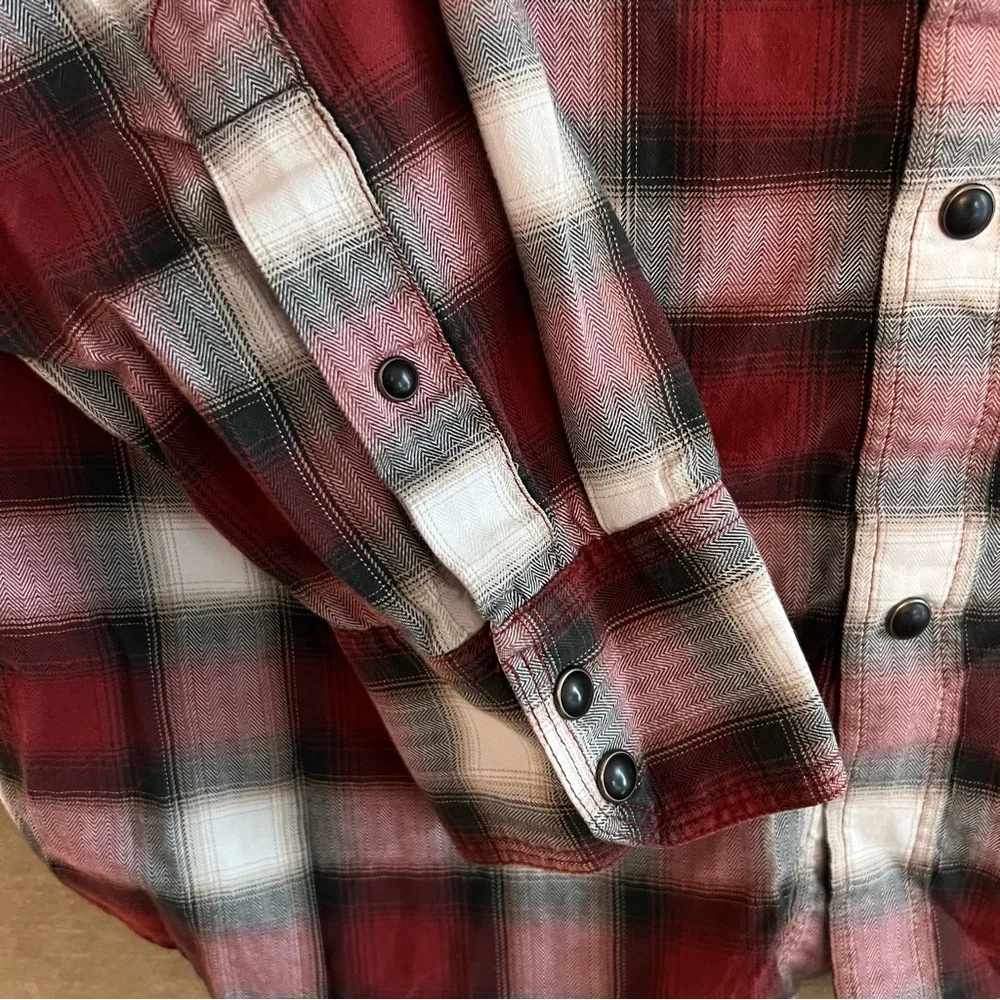 BANANA REPUBLIC Tailored Slim Fit Cotton Plaid Shirt